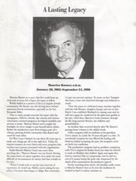 Ratner Obituary