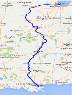 Mississippi River Road Trip